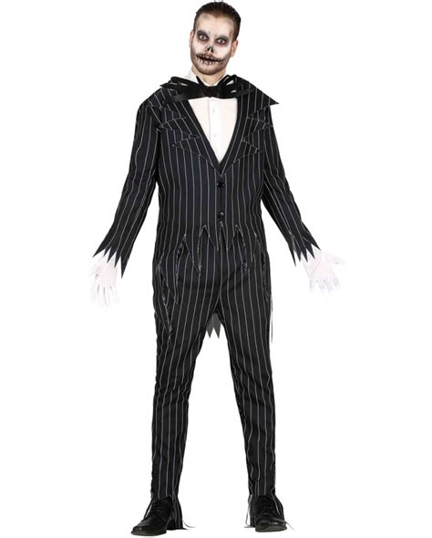 Mr. Skeleton Men Costume | skeleton costume suit | Horror-Shop.com