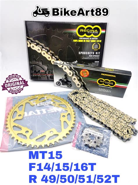 Yamaha R Mt V Full Set Regina Chain Kit Sprocket R V