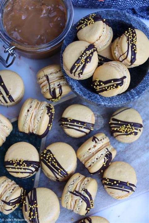 Salted Caramel Macarons Janes Patisserie