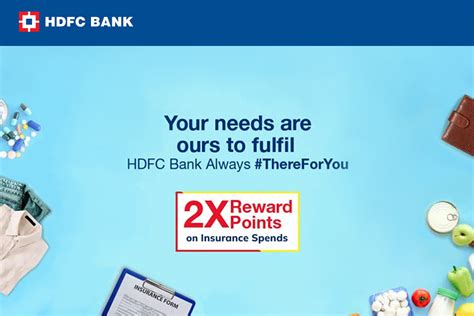 2x Reward Points On Insurance Payments Using HDFC Bank Credit Cards