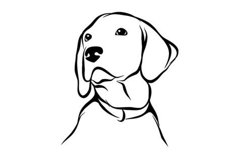 Dog Line Art Illustration Graphic By Therintproject · Creative Fabrica