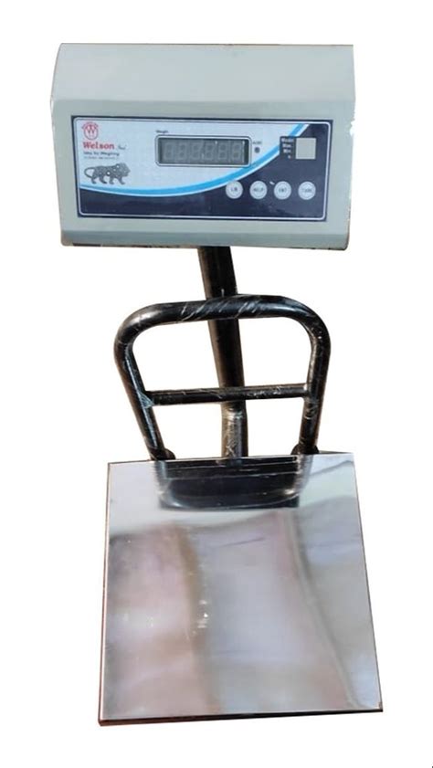 Stainless Steel Internal Ss Welson Electric Weighing Scales At Rs