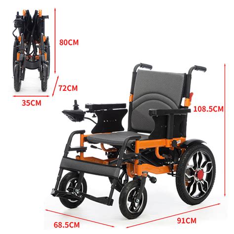 2024 Folding Electric Wheelchair 24v 12ah Power Chair All Terrain Dual Motor Ebay