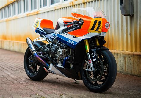 Bmw S1000rr Retro Racer” By Crazy Garage Bikebound