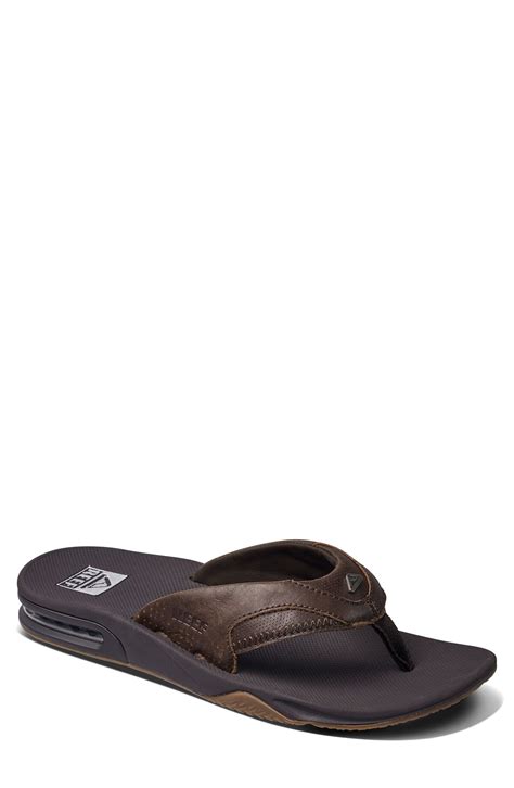 Buy Reef Fanning Lux Flip Flop Espresso At 33 Off Editorialist