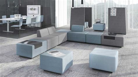 Modular Soft Seating System for Office, Reception, Public Areas