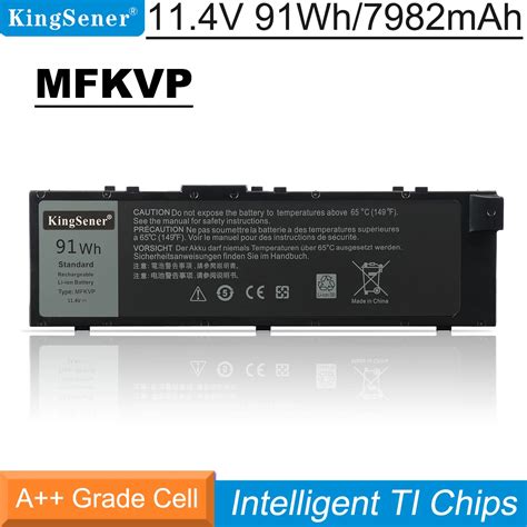 KingSener 91WH MFKVP Bateria Do Port Til Para Dell Precision 7510 7710