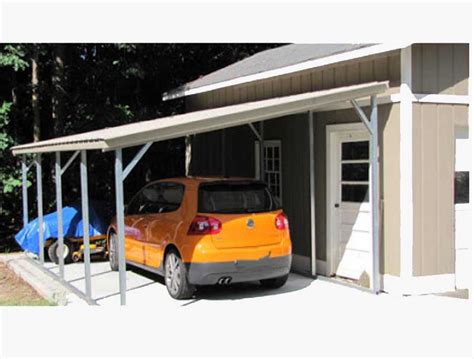 PR Carports | Single Slope Roof Buildings