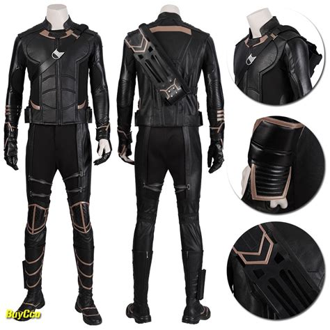 Hawkeye Cosplay Costume Avengers Endgame Clinton Barton Suits Xzw