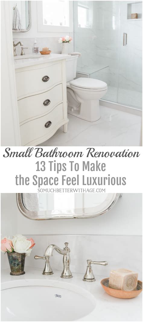 Small Bathroom Renovation And 13 Tips To Make It Feel Luxurious So