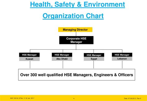 HSE Organisational Chart