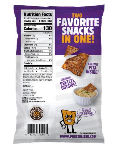 PRETZELIZED™ Snacks Everything Pita Chips Pretzels Bag, 7 oz - Kroger