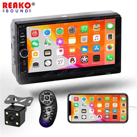 REAKOSOUND 2 din Rádio Do Carro 7 HD Autoradio Multimedia Player Auto