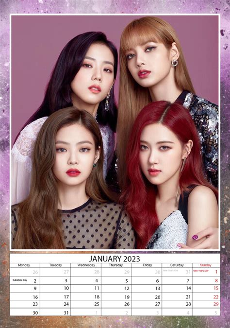 2025 Blackpink Calendar Eirena Rayshell