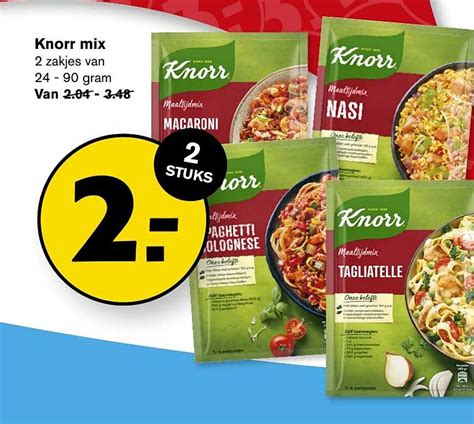 Knorr Mix Aanbieding Bij Hoogvliet Folders Nl