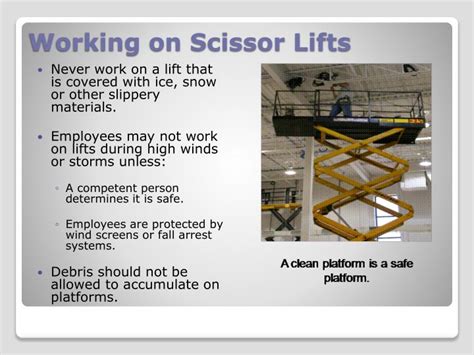 Ppt Scissor Lift Safety Training Powerpoint Presentation Id