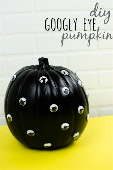 Diy Googly Eye Pumpkin A Cool No Carve Idea