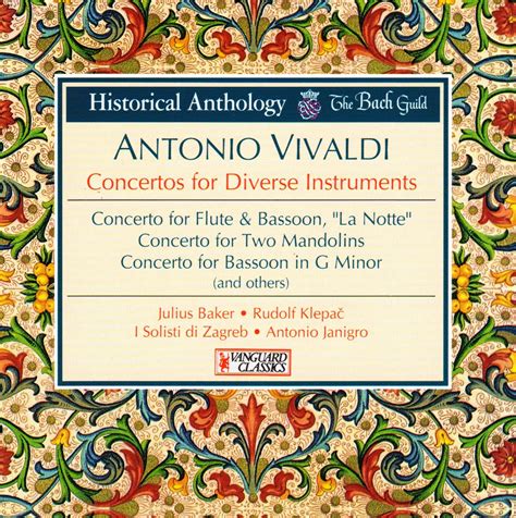 Concertos For Diverse Instruments Julius Baker Antonio Vivaldi