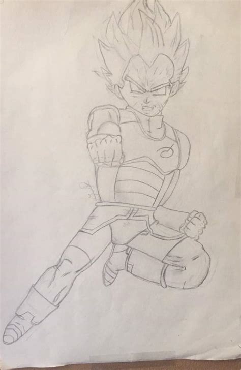 Dibujo de Vegeta DRAGON BALL ESPAÑOL Amino