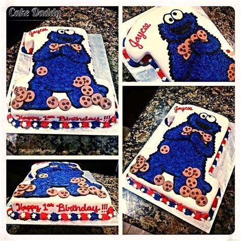 Cookie Monster Sheet Cake Monster Cookies Custom Cakes Sheet Cake