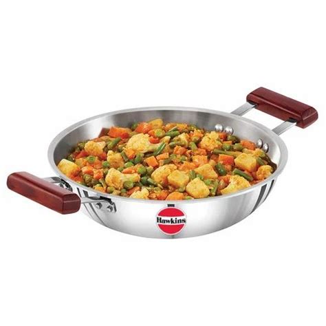 Hawkins Stainless Steel Triply Deep Fry Pan Gas Induction Litres