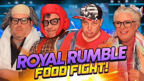 Royal Rumble Food Fight Youtube