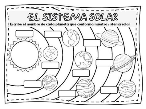 Fichas De Primaria El Sistema Solar Sistema Solar Para Niños Imagenes Del Sistema Solar