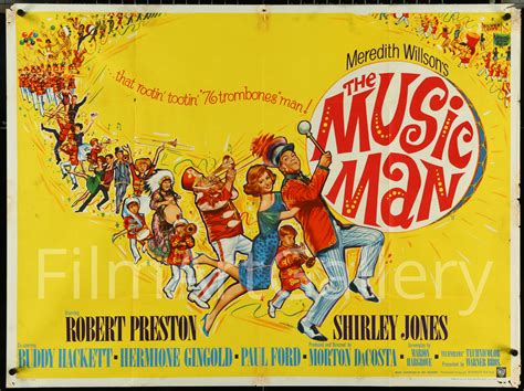 The Music Man Movie Poster 1962 British Quad (30x40)