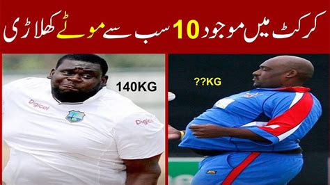 Top Heaviest Cricketers In The World Youtube