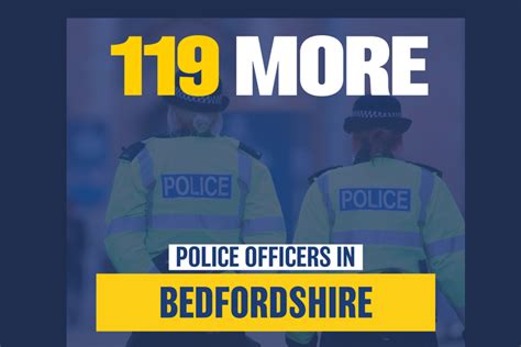 Richard Welcomes News Of 119 Extra Police Officers In Bedfordshire