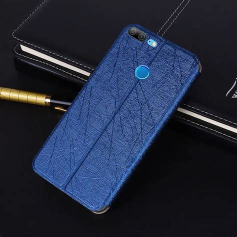 Triseoly For Huawei Honor Lite Case Simple Luxury Flip Pu Leather