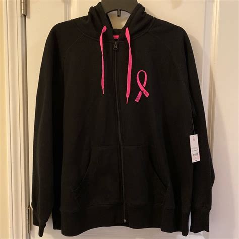 Made For Life Jackets And Coats Nwt Breast Cancer Awareness Zip Front