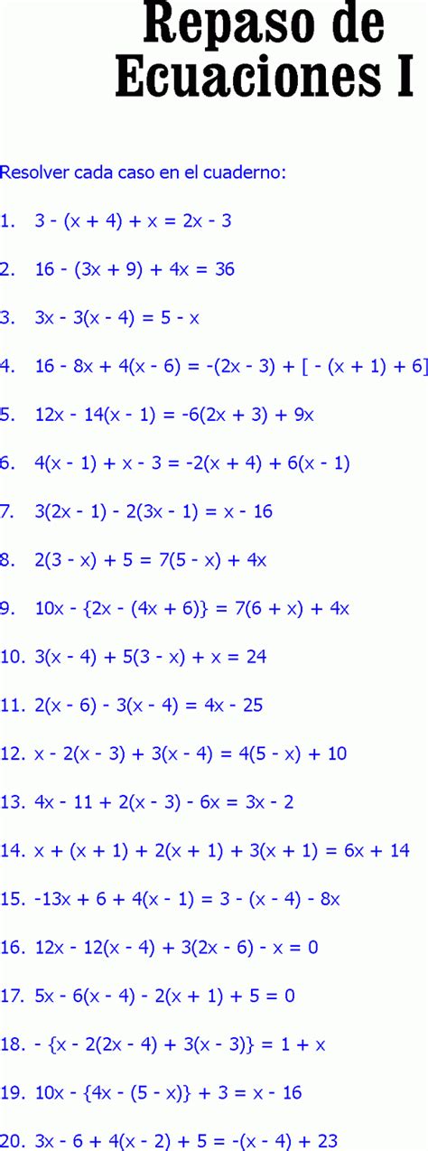 Ejemplos Y Ejercicios De Lgebra Y Matem Ticas De Sexto Grado De