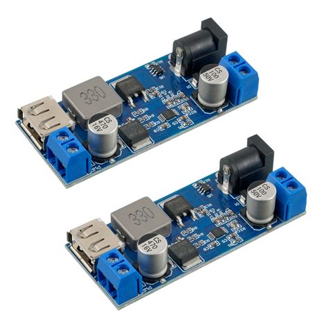 DC Buck Converter Module Step Down To 5V 5A Dual Output Pack Of