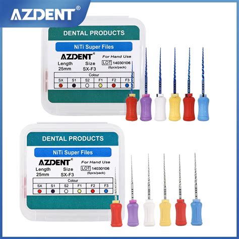 AZDENT Limas De Canal Radicular Endod Ntico Para Dentistas Instrumento