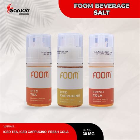 Jual Beverage Saltnic Liquid By Foom Ml Bercuka Shopee Indonesia