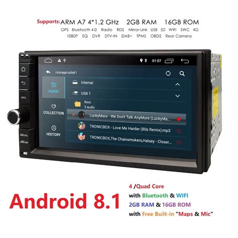 Hizpo Android 8 1 Universal 2 Din Car Multimedia Player Autoradio 2din