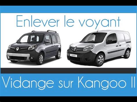 Remise Z Ro Du Voyant Vidange Sur Un Renault Kangoo Phase Youtube