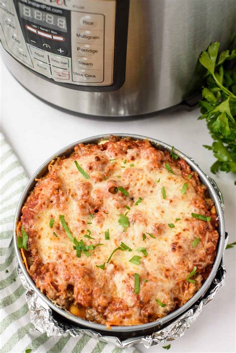 Instant Pot Lasagna Recipe Shugary Sweets