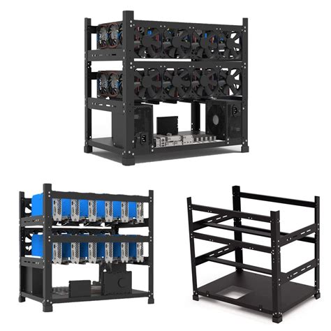 Buy Mining Rig Frame 12 GPU Open Air Mining Rig Frame Mining Case Rack