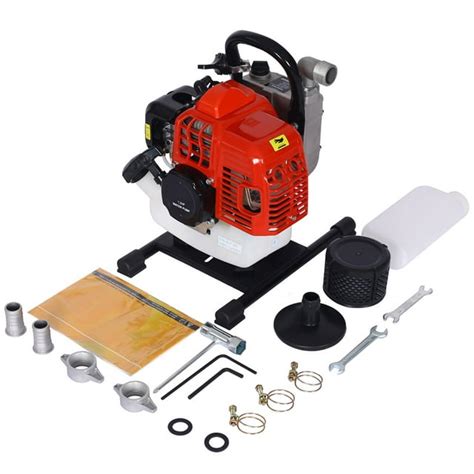 Gasoline Engine Water Pump, 1 Inch 2-Stroke Portable Gas Powered Water Transfer Pump, 33cc 1.2HP ...