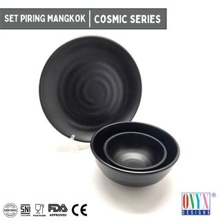 Jual Set Piring Mangkok Makan Melamin Onyx Cosmic Series Cosmic Set