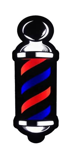 Placa Painel Luminoso Led Barber Pole Barbearia Bivolt Parcelamento