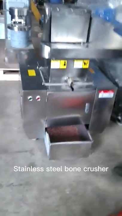 Stainless Automatic Bone Crusher Millanimal Bone Crusher Cow Bone