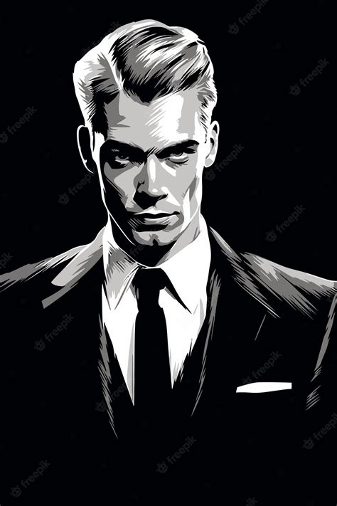 Premium Vector Man In Suit