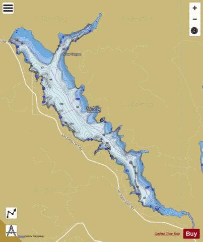 San Pablo Reservoir Fishing Map | Nautical Charts App