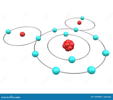 Water - H2O Atomic Diagram Royalty-Free Stock Photo | CartoonDealer.com ...