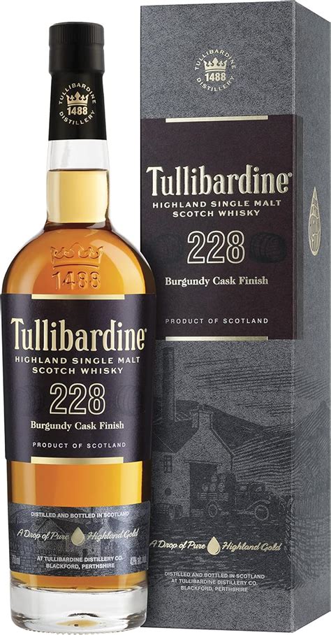 Tullibardine Coffret Cadeau 228 Burgundy Finish Whisky 700 Ml Amazon