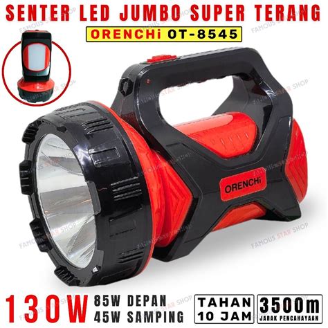 Jual Senter Led Cahaya Super Terang Jangkauan Kilo Meter Multifungi