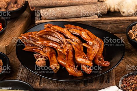 Marinated Duck Feet Stock Photo Download Image Now Asian Food